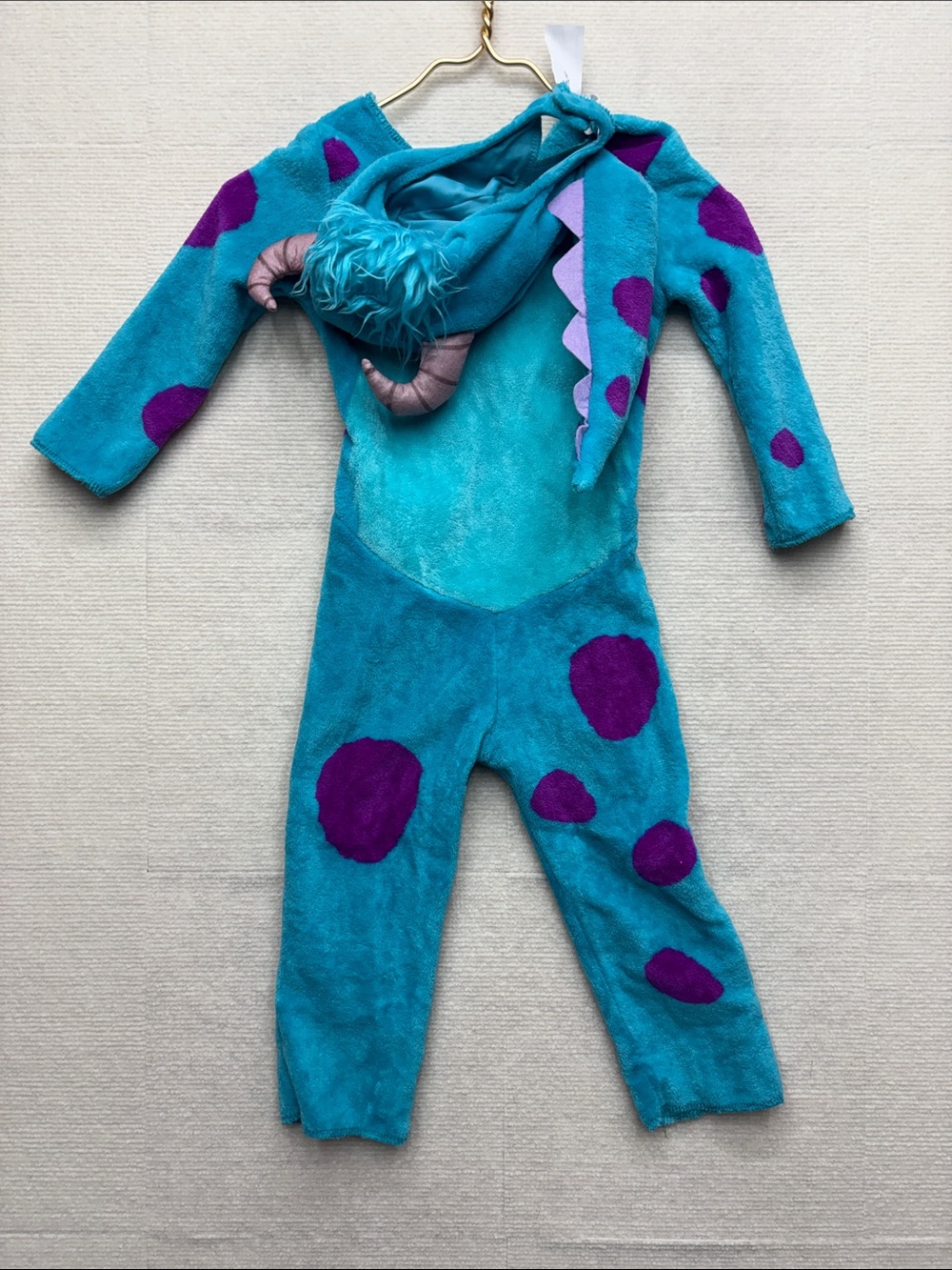 Disney | monsters university Kids Teal & Purple Costume with Hood medium 3T 4T